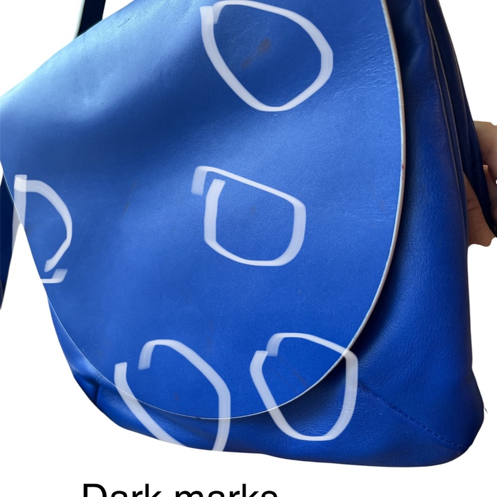 Kate Spade Saturday Blue Leather Crossbody Bag - Picture 9 of 11